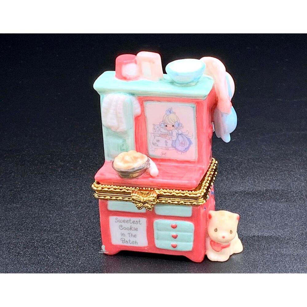 🌸 Vintage Precious Moments “Sweetest Cookie in the Batch” Trinket Box 🌸